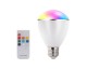 100V~240V RGB  LED Wireless Bluetooth Speaker Bulb Audio Speaker Music Playing & Lighting With E27 Remote Control lights  